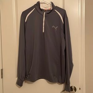 Mens Puma Medium 1/4 Zip Golf Pullover